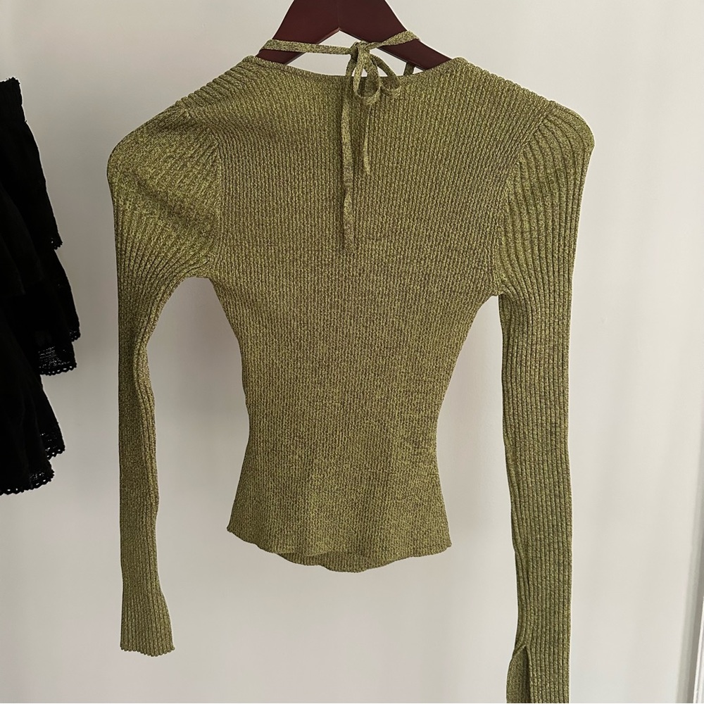 Simkhai Simkhai Alexia Compact Rib Sweetheart Sz XS - Picture 5 of 10